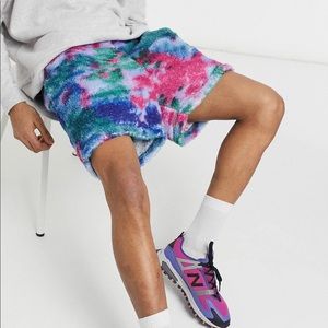 Asos fleece Sherpa fluffy shorts